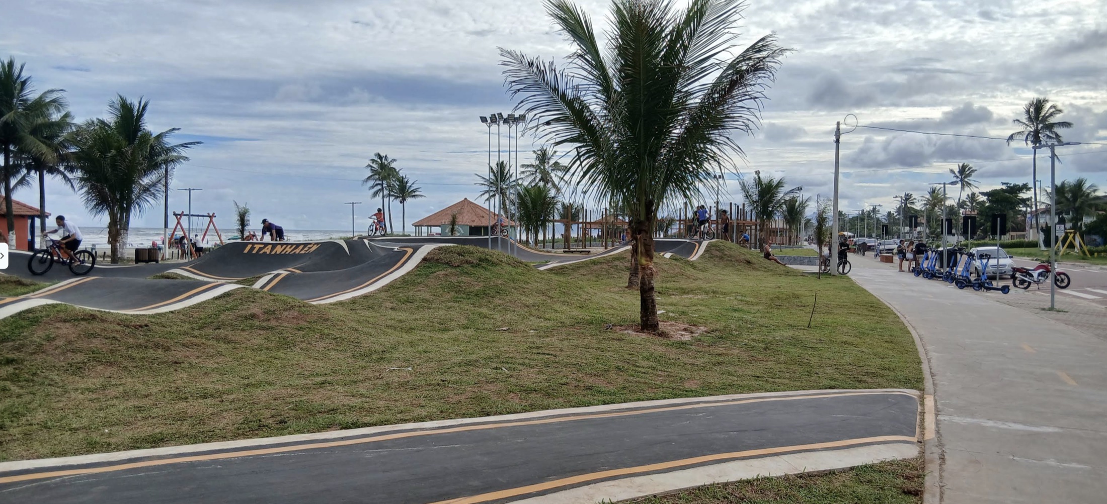 Pump Track Itanhaém - Parque Linear Prefeito Orlando Bifulco Sobrinho em Itanhaém/SP